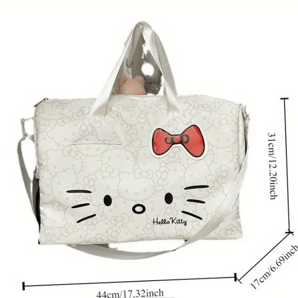Large Hello Kitty Shoulder Travel Bag Authentic - Picture 2 of 4